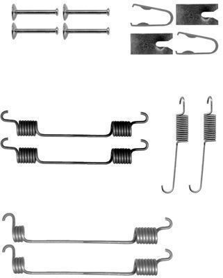 f.becker_line Zubehörsatz Bremsbacken Ø200mm Hinten Rechts Links für TOYOTA