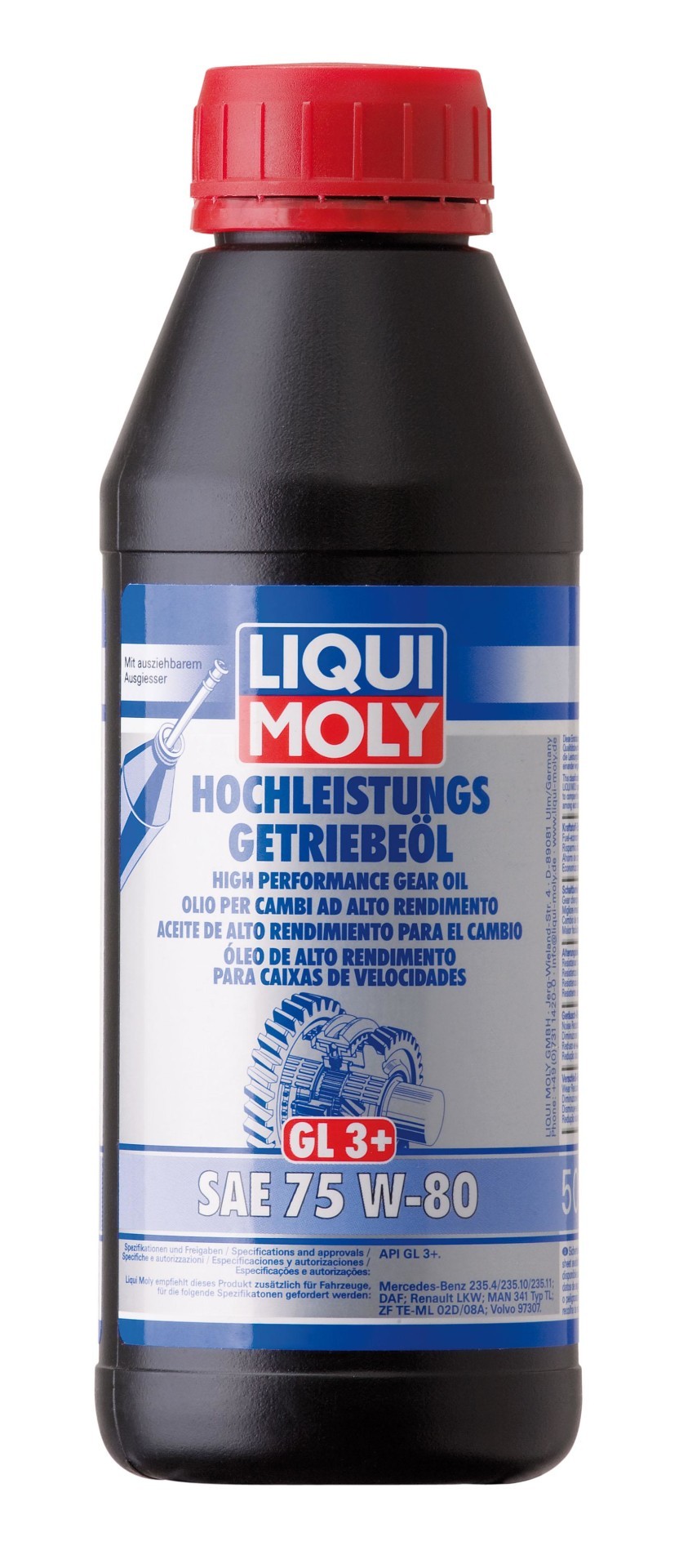 LIQUI MOLY DSG-Getriebeöl 75W-80 0.5L für FIAT Tipo LANCIA Dedra Tempra SAAB