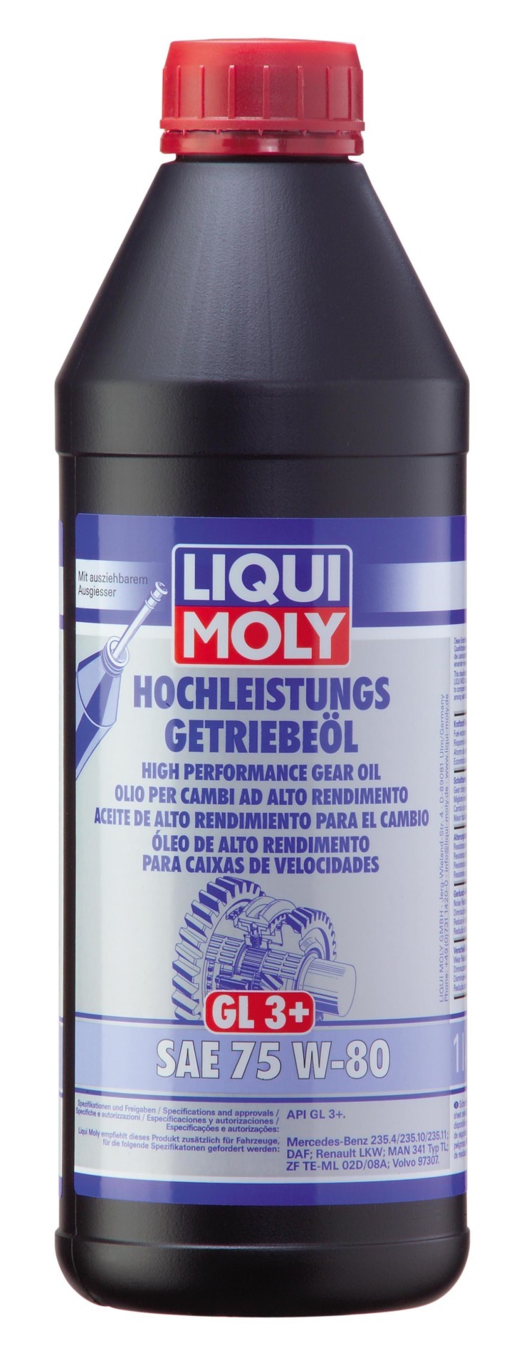 LIQUI MOLY DSG-Getriebeöl 75W-80 1.0L für DERBI MOTORCYCLES Vamos