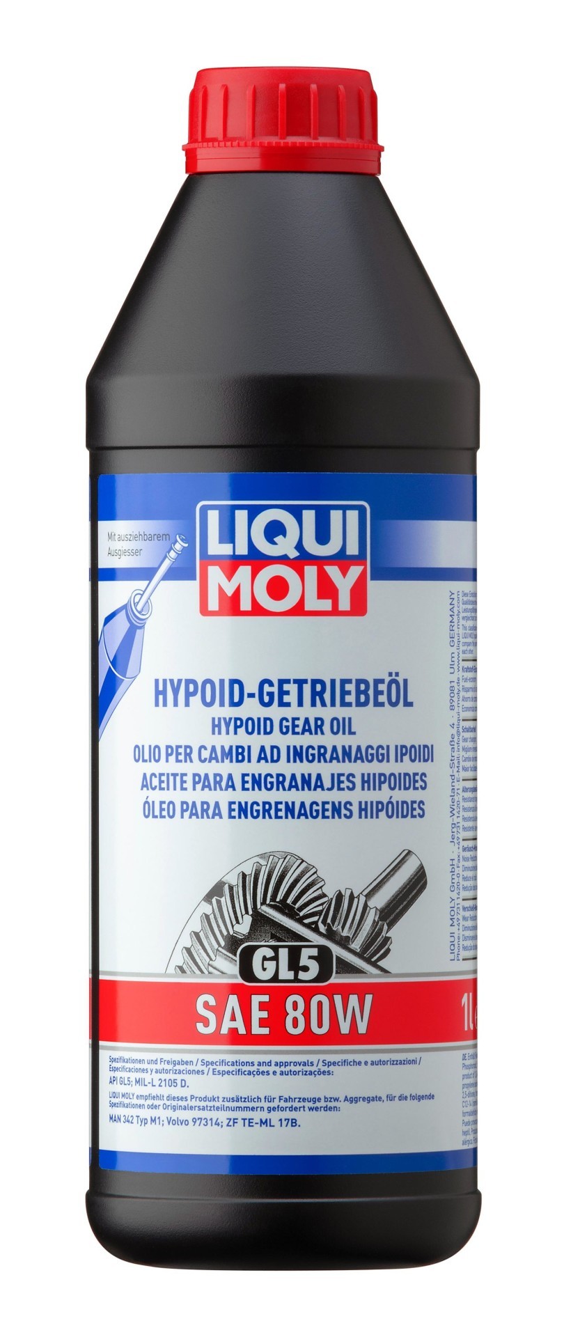 LIQUI MOLY DSG-Getriebeöl 80W 1.0L für VOLVO 66 SUBARU Outback Legacy V