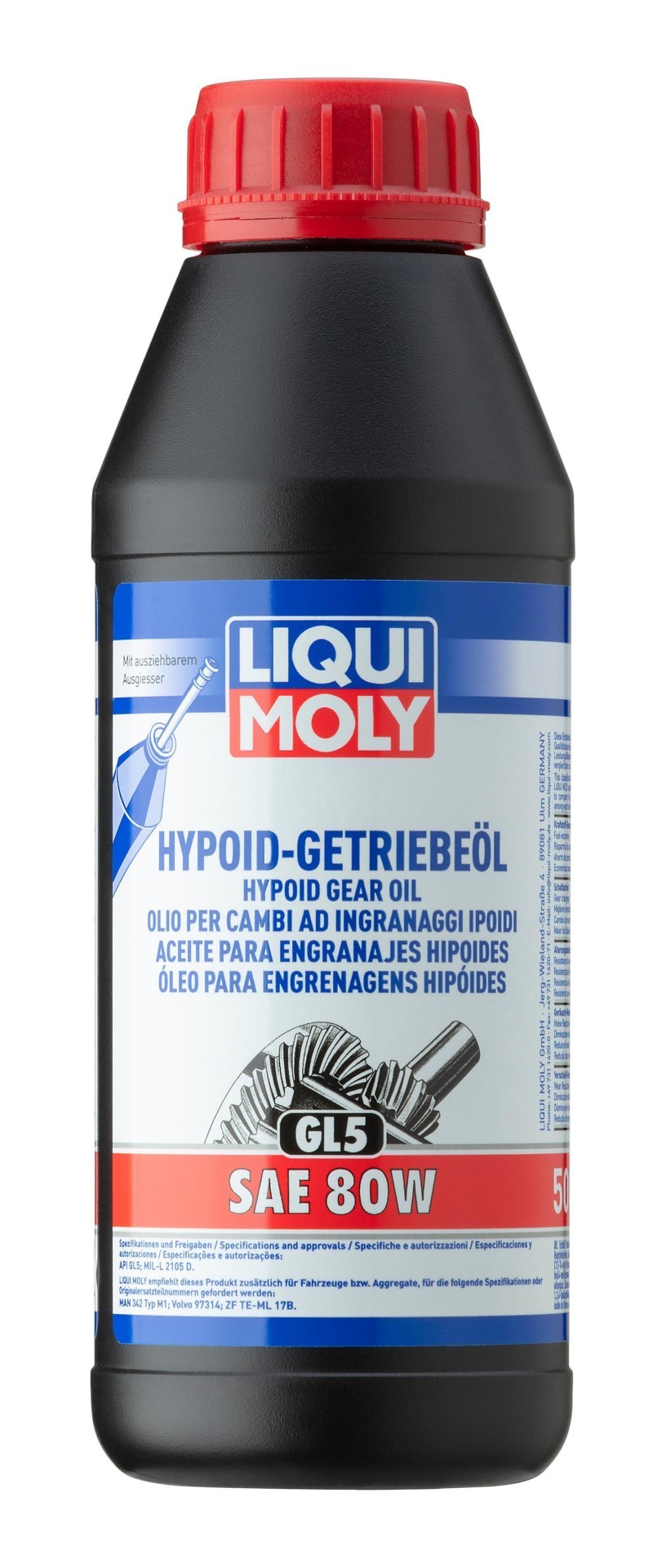 LIQUI MOLY DSG-Getriebeöl 80W 0.5L für OPEL Rekord C D RENAULT 5 9 16 20 30 21