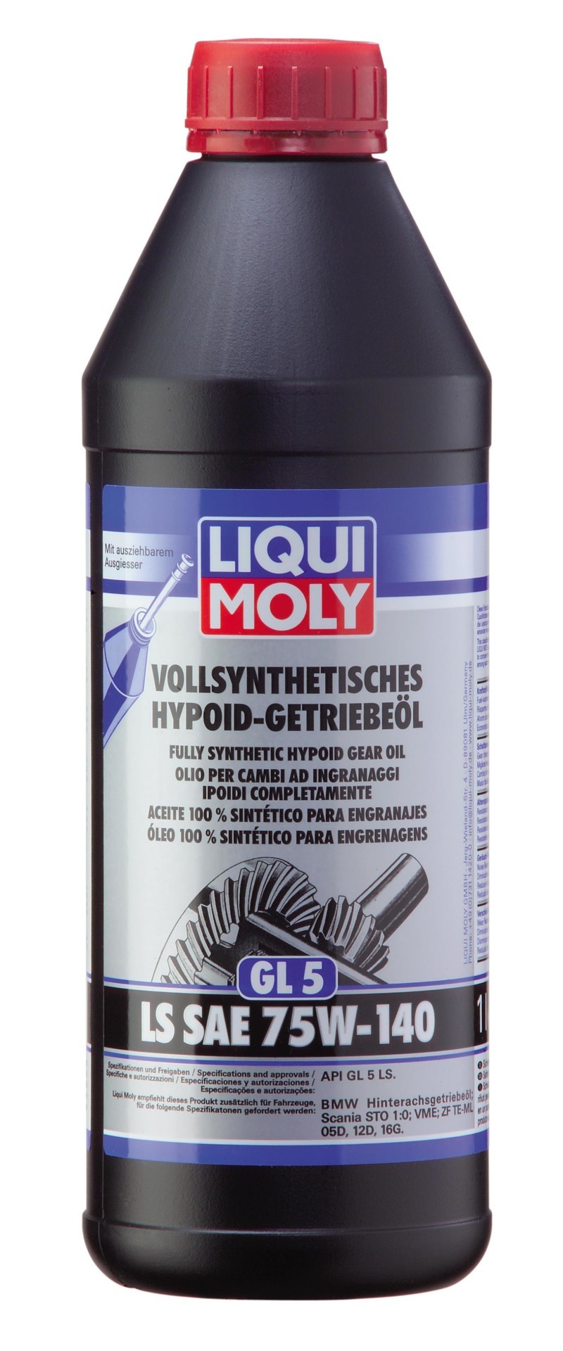 LIQUI MOLY DSG-Getriebeöl 75W-140 1.0L für FIAT Sedici VW Taro CITROEN BX