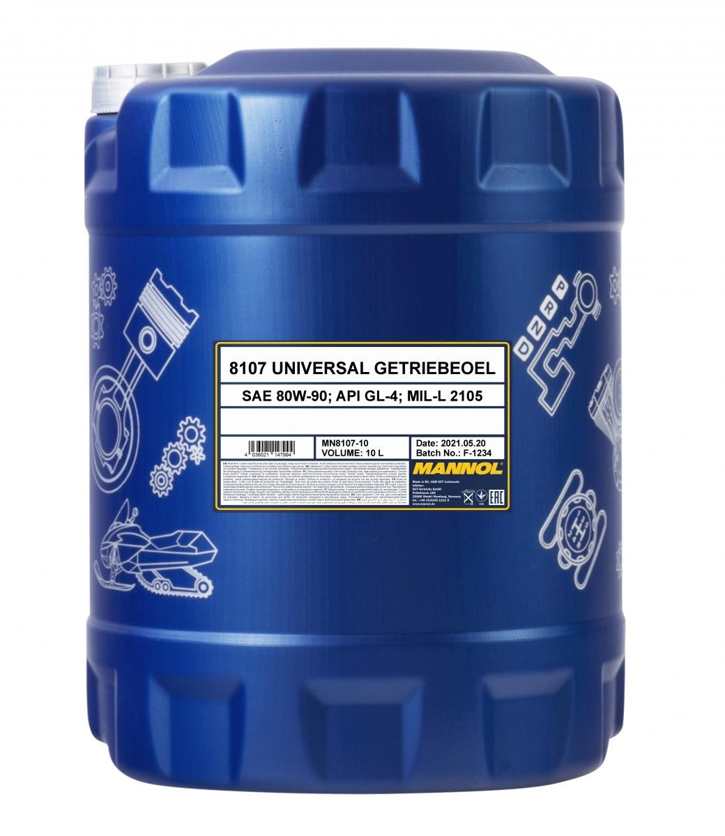 SCT - MANNOL Getriebeöl 80W-90 10.0L