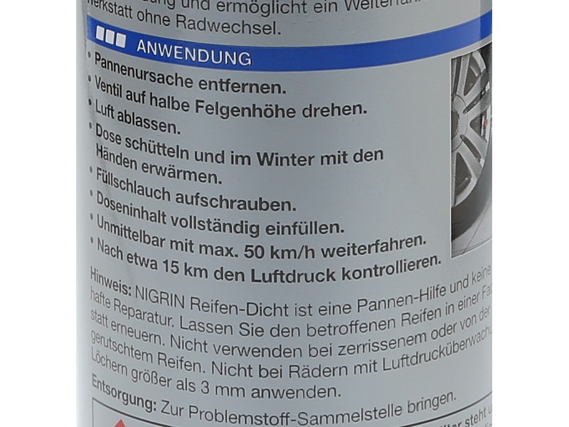 Nigrin Reifen-Dicht - 500 ml, 7,50 €