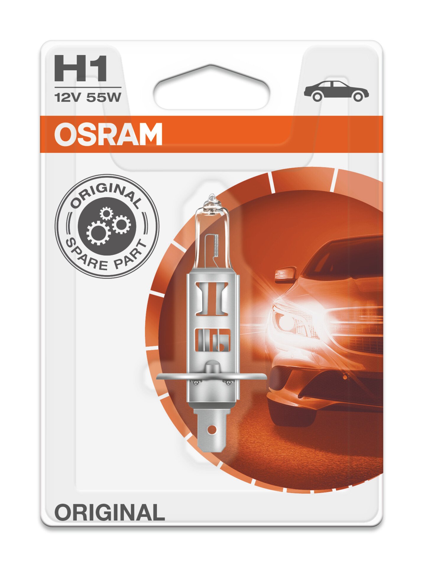 OSRAM Glhlampe, Abbiegescheinwerfer "H1 Original 55W (1 Stk.)", Art.-Nr. 64150-1BL