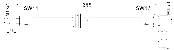 ATE Bremsschlauch (83.6101-0393.3)