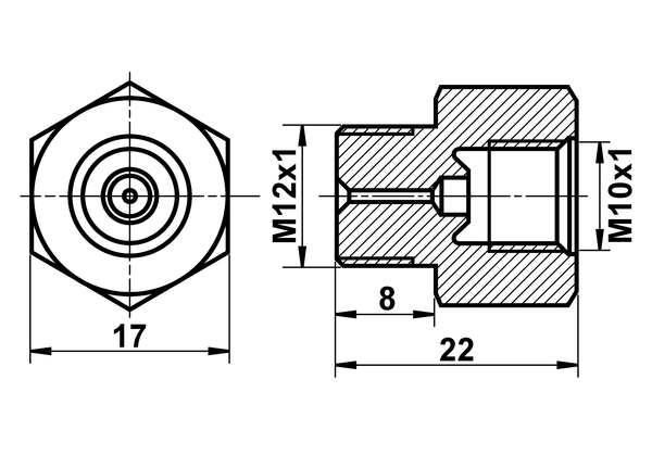 ATE Adapter, Bremsleitung für OPEL Rekord E Carlton Mk II