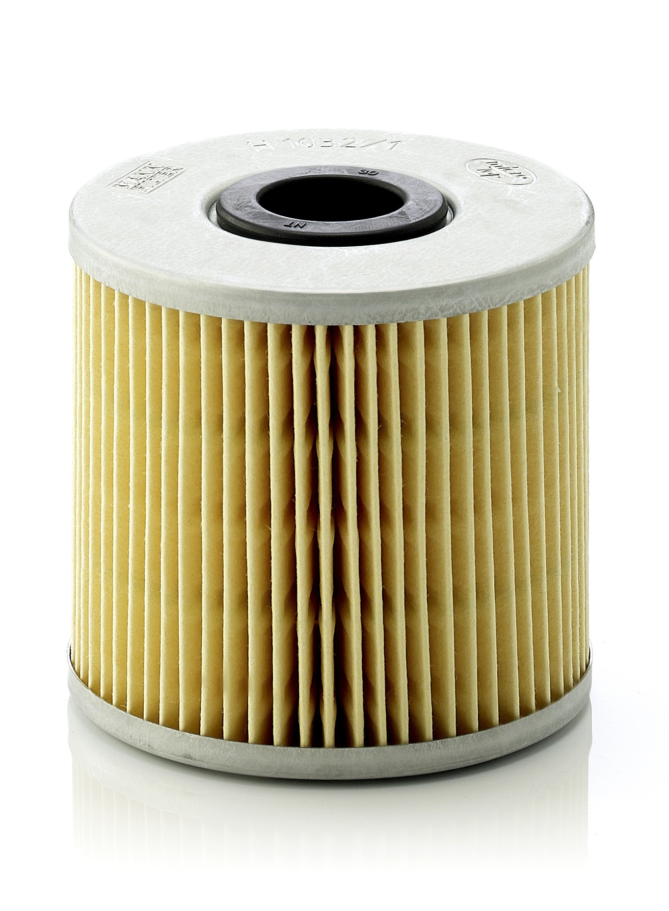 MANN-FILTER Ölfilter mit Dichtung (H 1032/1 x) für AUDI A8