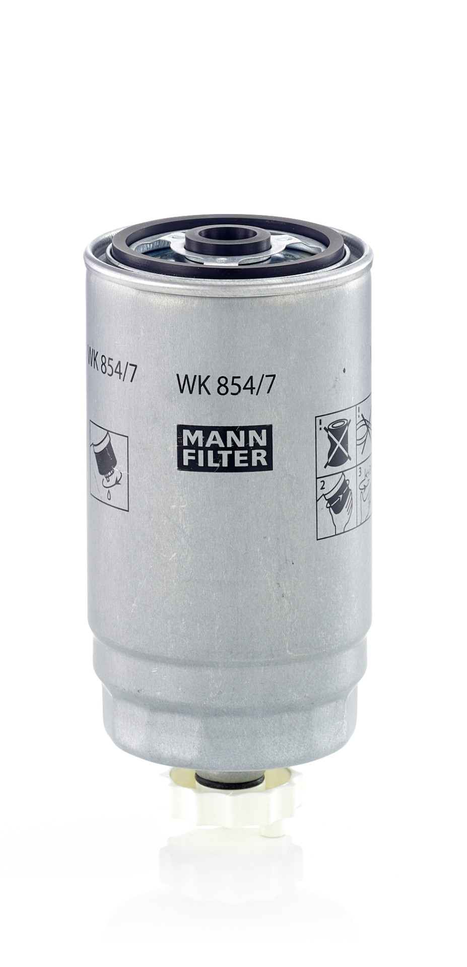 MANN-FILTER Kraftstofffilter (WK 854/7) für CHRYSLER Voyager IV / Grand