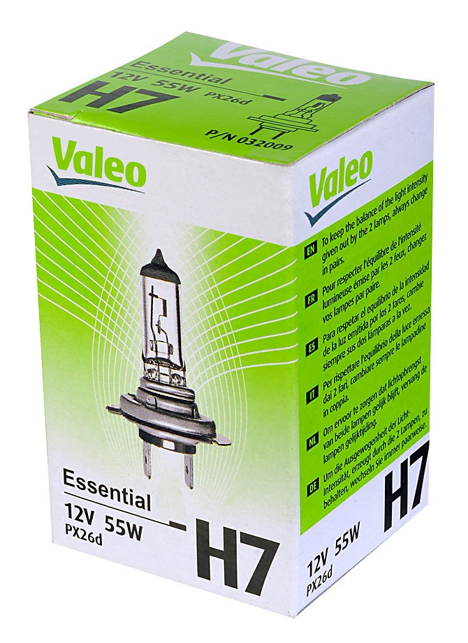 VALEO Glühlampe, Fernscheinwerfer ESSENTIAL 12V