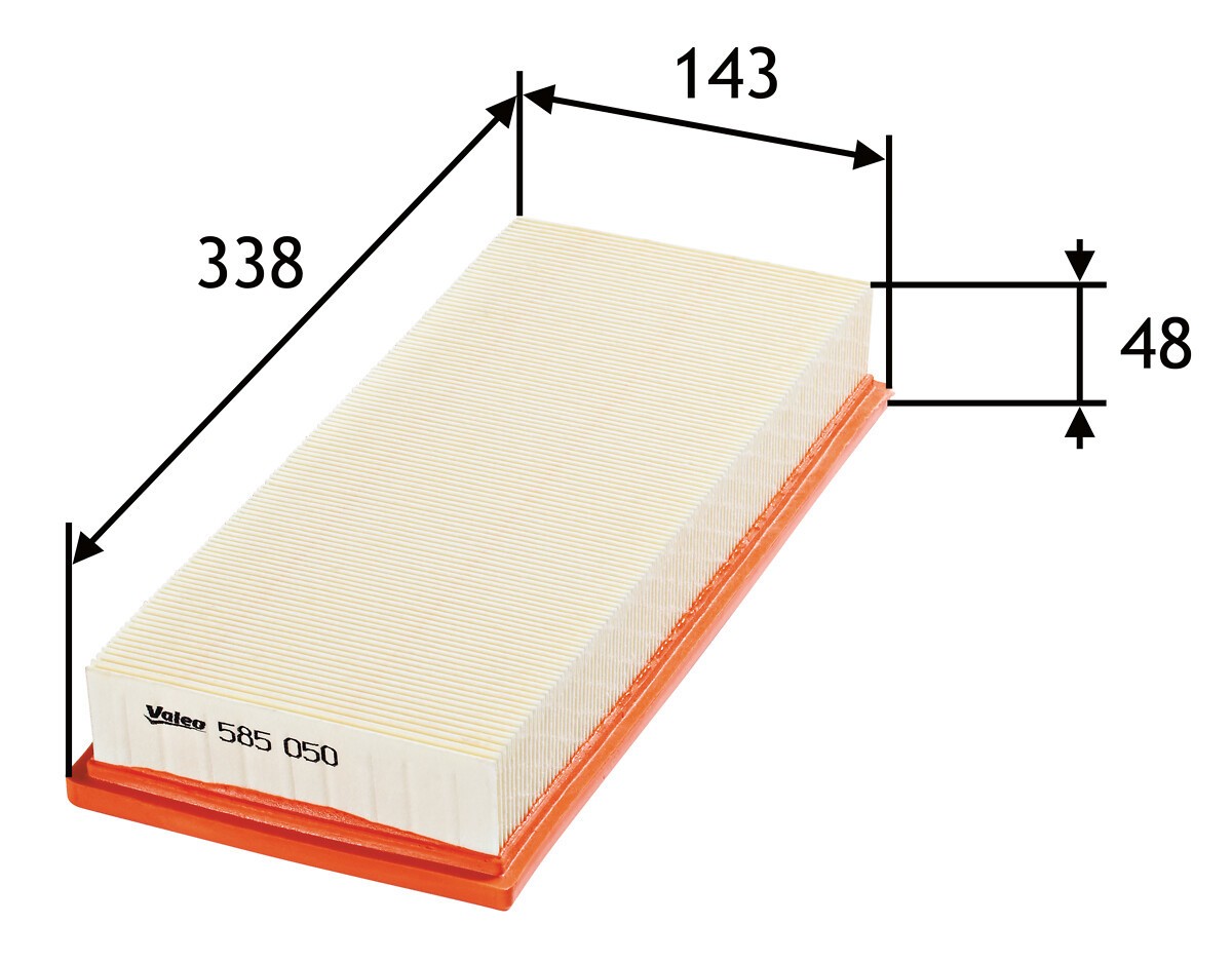 VALEO Luftfilter (585050) für FORD Mondeo III LTI TX