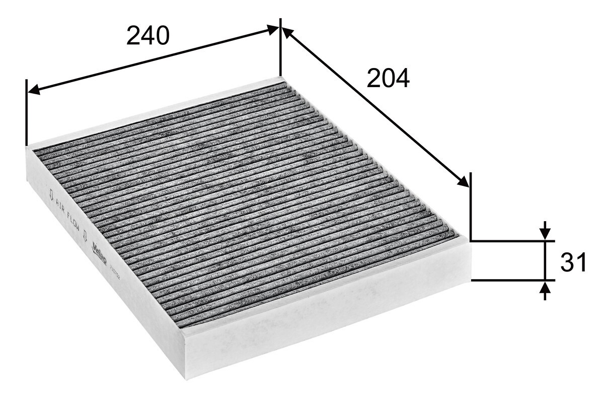 Valeo | Filter, Innenraumluft VALEO PROTECT 1 (715752) für OPEL MERIVA B ASTRA