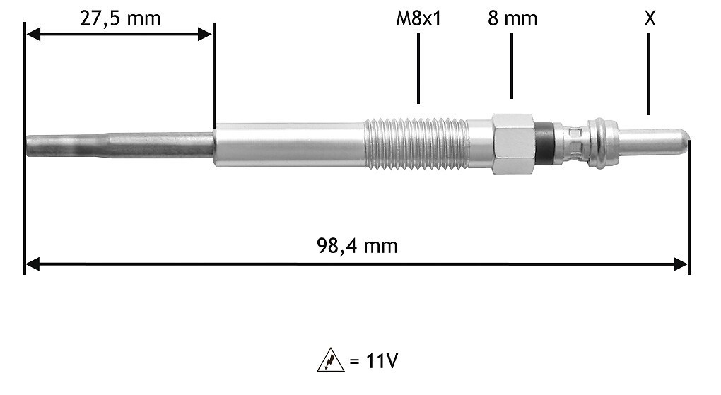 VALEO Glühkerze (345175) für FORD S-Max CITROEN C5 II C8 PEUGEOT 607 LAND ROVER