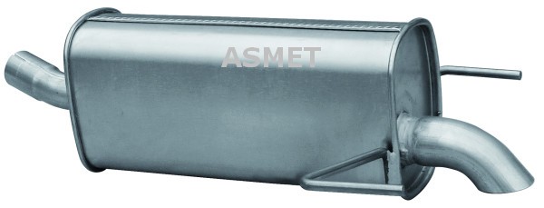 ASMET Endschalldämpfer (05.183) für OPEL Astra H | Auspufftopf