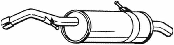 BOSAL Endschalldämpfer (190-179) für PEUGEOT 207 Cc 207/207+ CITROEN C3 Picasso