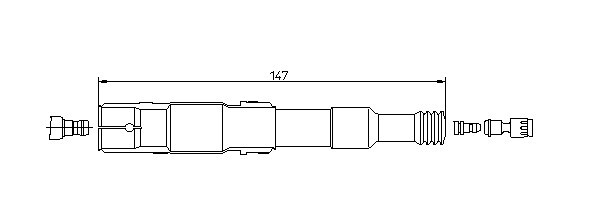 BREMI Stecker, Zündkerze Rastanschluss (13262A5) für AUDI A6 C4 80 B4 Cabriolet