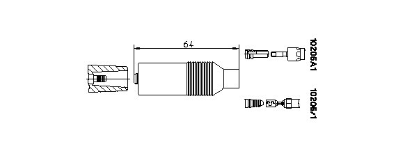 BREMI Stecker, Zündverteiler für AUDI 80 B2 B3 100 C3 Coupe C4 B4 Cabriolet VW