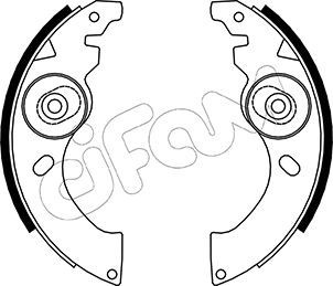 CIFAM Bremsbackensatz, Art.-Nr. 153-054