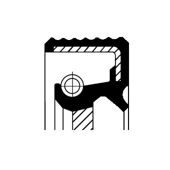 CORTECO Wellendichtring, Verteilergetriebe Differential Rechts (01034061B)