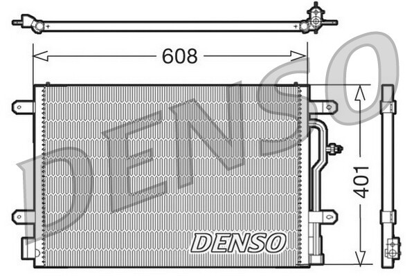 DENSO Klimakondensator (DCN02012) für AUDI A4 B6 B7 SEAT Exeo A6 C5 B8 Allroad |