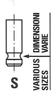 FRECCIA Einlassventil (R6462/SCR) für CHEVROLET Nubira Lacetti Cruze DAEWOO