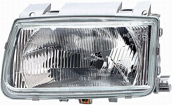 HELLA Scheinwerfer Halogen mit Glühlampe Links (1AF 962 489-131) für VW Polo