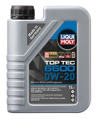 LIQUI MOLY Motoröl Top Tec 6600 0W-20 [1L] 1 L (21440)