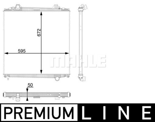 MAHLE Kühler, Motorkühlung BEHR HELLA SERVICE *** PREMIUM LINE