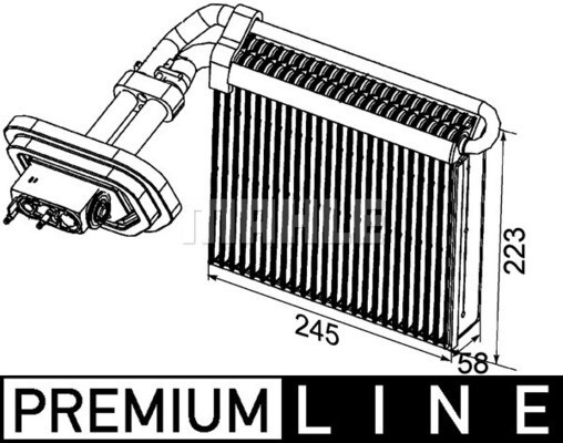 MAHLE Verdampfer, Klimaanlage BEHR HELLA SERVICE *** PREMIUM LINE (AE 99 000P)