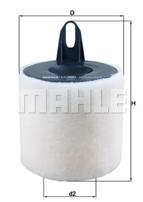 Mahle | Luftfilter (LX 1651) für BMW | Filter luftfilter,luftfilter auto,auto