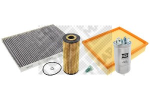 MAPCO Filter-Satz mit Ölablassschraube (68905) für VW Passat B5.5 SKODA Superb