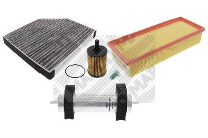 MAPCO Filter-Satz (68909) für AUDI A4 B8 Allroad A5 Q5 | Filter-Kit, Filterkit