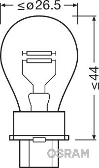 OSRAM Glühlampe, Blinkleuchte ORIGINAL Vorne Und Hinten (3157)