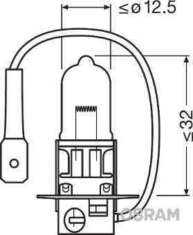 Osram | Glühlampe, Abbiegescheinwerfer SUPER (64151SUP) für Audi Mitsubishi