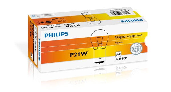 PHILIPS Glühlampe, Brems-/Schlusslicht Rückfahrleuchte Kennzeichenleuchte