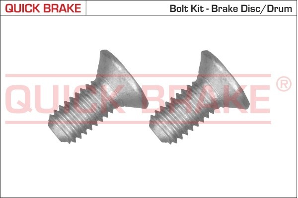 QUICK BRAKE Sicherungsschraube Bremsscheibe Hinten (11671K) für PEUGEOT 306