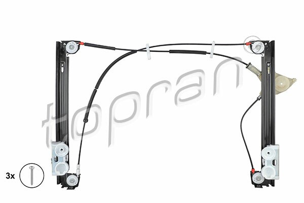 TOPRAN Fensterheber ohne Elektromotor Vorne Rechts für MINI Mini