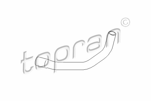 TOPRAN Kühlerschlauch Motorkühler (301 437) für FORD KA