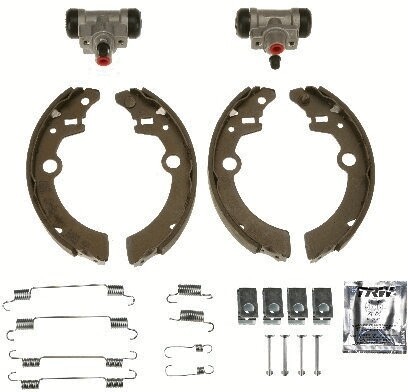TRW Bremsbackensatz Ø 180 mm mit Radbremszylinder Hinten (BK1957) für SUZUKI