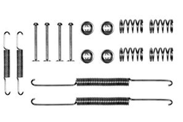 TRW Zubehörsatz Bremsbacken Trommelbremse Ø 230 mm Hinten (SFK2) für Opel