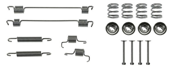 TRW Zubehörsatz Bremsbacken Trommelbremse Ø 180 mm Hinten (SFK240)