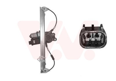 VAN WEZEL Fensterheber mit Elektromotor Vorne Links (1624261) für Fiat Grande