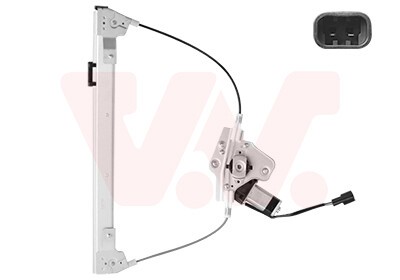 VAN WEZEL Fensterheber mit Elektromotor Vorne Rechts (1709262) für Fiat Panda /