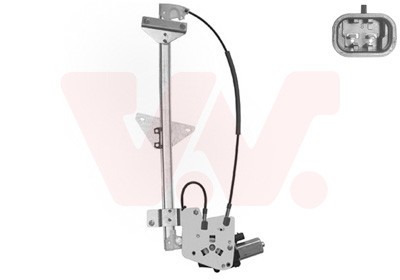 VAN WEZEL Fensterheber mit Elektromotor Vorne Links (2545263) für Honda Jazz