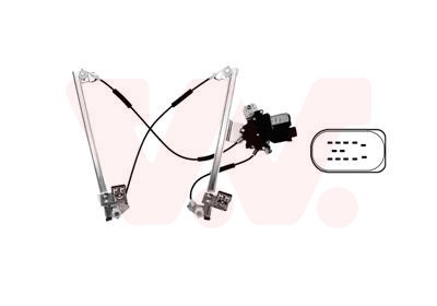 VAN WEZEL Fensterheber mit Elektromotor Vorne Links (5817261) für Seat Arosa VW