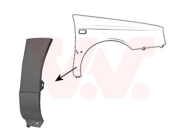 VAN WEZEL Kotflügel Vorne Rechts (5880156) für VW Vento Golf III