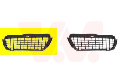 VAN WEZEL Stoßstangengitter Vorne Rechts (5880592) für VW Golf III | Grill,