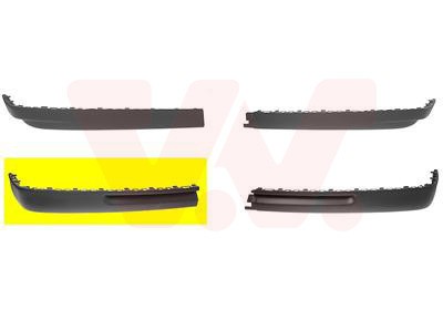 VAN WEZEL Spoiler ** Equipart Rechts (5880506) für VW Golf III | Stoßfänger,