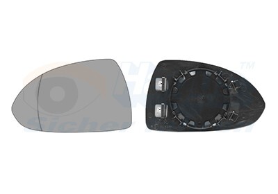 VAN WEZEL Spiegelglas Außenspiegel Links (3750837) für Opel Corsa D E