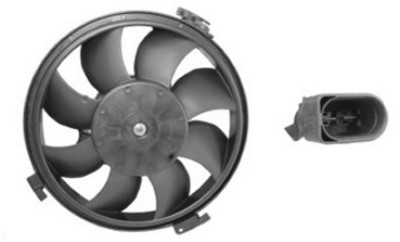 VAN Wezel | Kühlerlüfter Ø 280 mm mit Elektromotor (0315747) für Audi VW